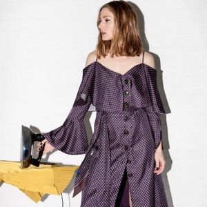 Banana Republic Olivia Palermo Silk Ruffled Size 4